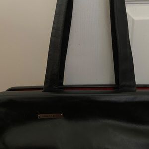 VTG ITALIAN LEATHER RENATO ANGI VENEZIA TUBE SHAPED SATCHEL(MADE IN ITALY)